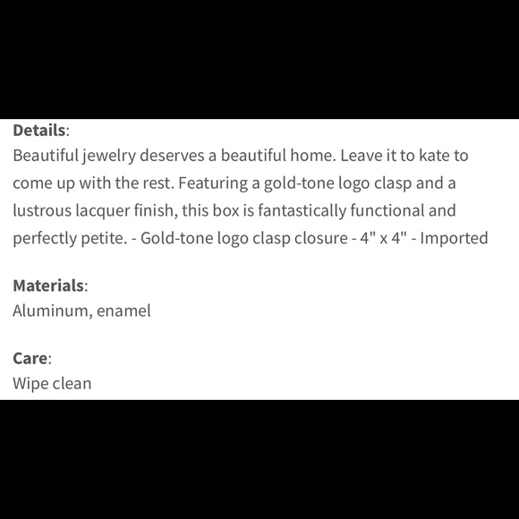 [kate spade] jewelry box - Picture 7 of 7